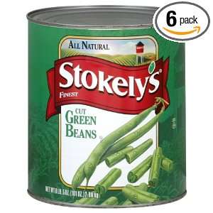 Stokley Cut Green Beans, 101 Ounce (Pack: Grocery & Gourmet Food