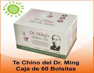 CAJAS DE TE CHINO DEL DR MING 120 BOLSITAS nib  