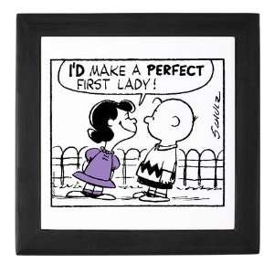  First Lady Lucy Political Keepsake Box by CafePress: Baby