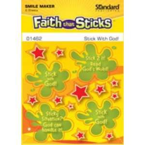  Faith that Sticks Stick With God! stickers: Toys & Games