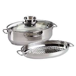   with Glass Lid / Pan and Stewing Tray:  Kitchen & Dining