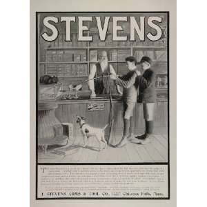  1902 Vintage Ad Stevens Rifle Terrior Country Store 