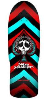 Powell Peralta Steve Steadham Spade Skateboard RED/AQUA  