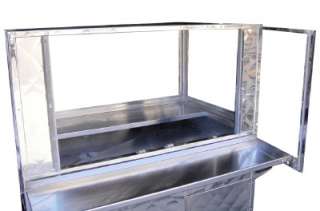 Stainless Steel Fruit Cart without Soda Bin  New   