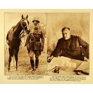  1920 Rotogravure WWI General John Pershing Horse Hunter 