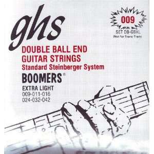   Ball End Electric Guitar Ex. Light, .009   .042, Steinberger, DB GBXL