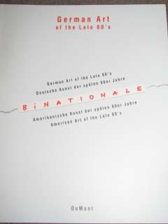 Title & AuthorGerman Art of the Late 80s Binationale American Art of 