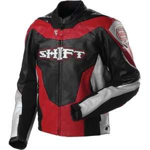  Shift Racing Diablo Leather Jacket   Medium/Red 
