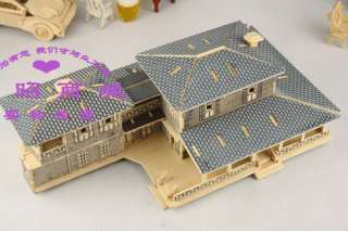   Model Puzzle with courtyard and Terrace ， Porch ， Stairs