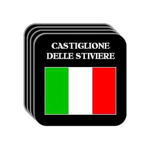 Italy   CASTIGLIONE DELLE STIVIERE Set of 4 Mini Mousepad Coasters