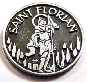 Religious Pocket Coin  ST. FLORIAN PATRON, FIREFIGHTERS  