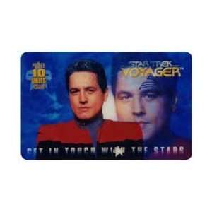  Collectible Phone Card Star Trek   10u Voyager Commander 
