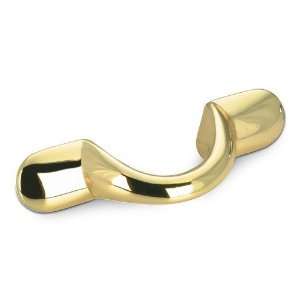 Modern expression   1 1/4 centers caterpillar pull in brass