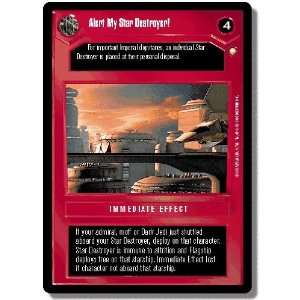  Star Wars CCG Special Edition Common Alert My Star Destroyer Toys