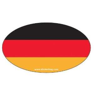 com Germany Country Flag Euro Oval bumper sticker decal   GERMAN FLAG 