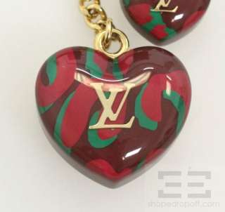 Louis Vuitton Stephen Sprouse Rouge Fauviste Leopard Resin Key Holder 