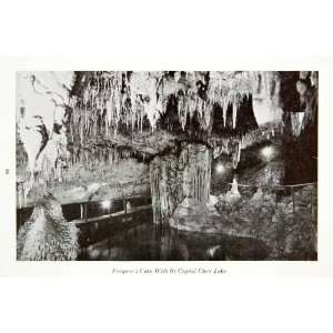 1947 Print Prospero Cave Bermuda Geology Geological Natural History 