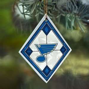  St. Louis Blues Art Glass Ornament: Sports & Outdoors