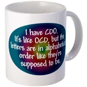  OCD / CDO spectrum Funny Mug by  Kitchen 