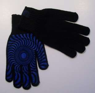 New SPITFIRE Swirl Black Logo OSFA Full Finger Acrylic Gloves  