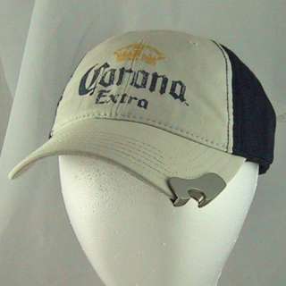 Corona Bill Cap Hat With Built In Bottle Opener NEW #2  