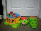 Fisher Price Build Spill Musical Turtle Stack Smile Crocodile 4 
