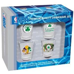  Boston Celtics 2010 NBA Champions 4 Pack Shot Glass Set 