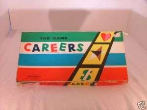 Vintage Careers Board Game by Parker Brothers 1955  