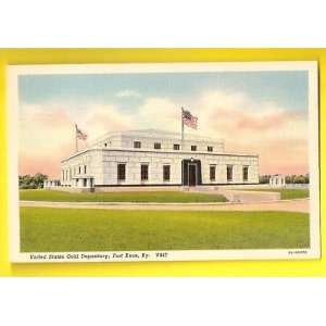  Postcard US Gold Depository Fort Knox Ky 