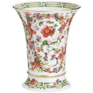  Versace by Rosenthal Flower Fantasy 8 1/2 Inch Vase 