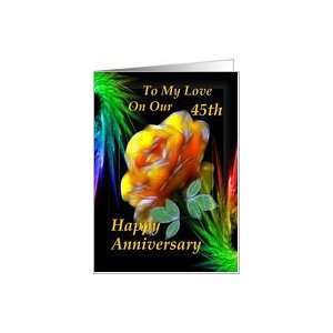  Anniversary ~ Partner / Spouse ~ Year Specific 45th 