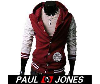   Baseball/Varsit​y Jacket College Coat Sportswear Uniform US S Red