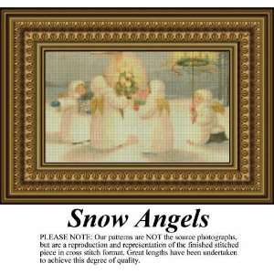  Snow Angels Cross Stitch Pattern PDF Download Available 
