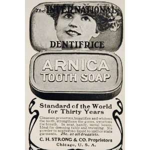   Ad Arnica Tooth Soap Toothpaste Dental Dentist   Original Print Ad