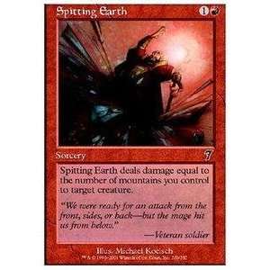   the Gathering   Spitting Earth   Seventh Edition   Foil Toys & Games