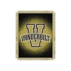  Vanderbilt Commodores Spiral Series Tapestry Blanket 48 x 