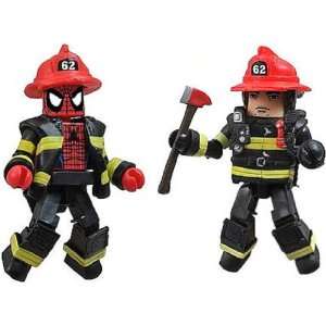   Minimates NYCC 2011 New York Comic Con Exclusive 2Pack SpiderMan Fire