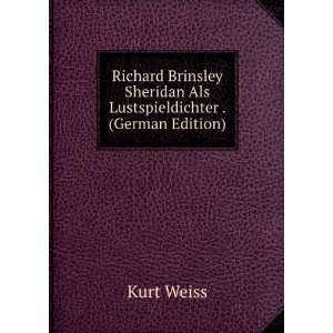  Richard Brinsley Sheridan Als Lustspieldichter . (German 