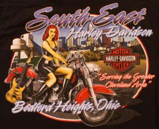 Harley Davidson S T Shirt Black SouthEast Cleveland OH  