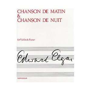  Edward Elgar Chanson De Matin And Chanson De Nuit (Violin 