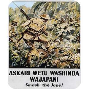   WW2 Military Propaganda Smash The Japs MOUSE PAD