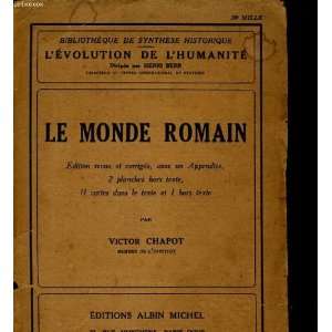  Le monde romain Chapot Victor Books