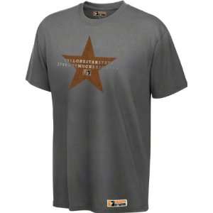   Texas Longhorns Charcoal Longhorn Network Lone Star T Shirt: Sports