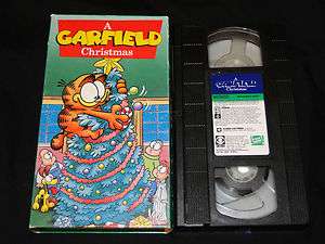 GARFIELD Christmas ~ 1991 CBS/FOX VHS Holiday Video OOP Rare 