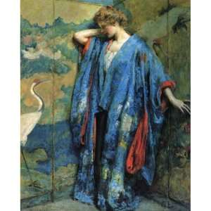 FRAMED oil paintings   Robert Lewis Reid   24 x 30 inches   Blue and 