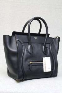 Celine Navy Blue Mini Luggage Smooth Leather Bag New 2012 Collection 