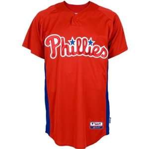   Phillies Batting Practice Cool Base Red Jersey