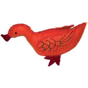  Cheppu Felt Duck Toy Red: Toys & Games