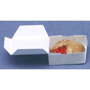  Dollhouse Miniature Cherry Pie with Box 