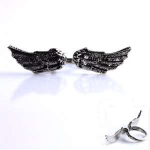   Wings Adjustable Silver plated Metal Ring 1pcs: Arts, Crafts & Sewing